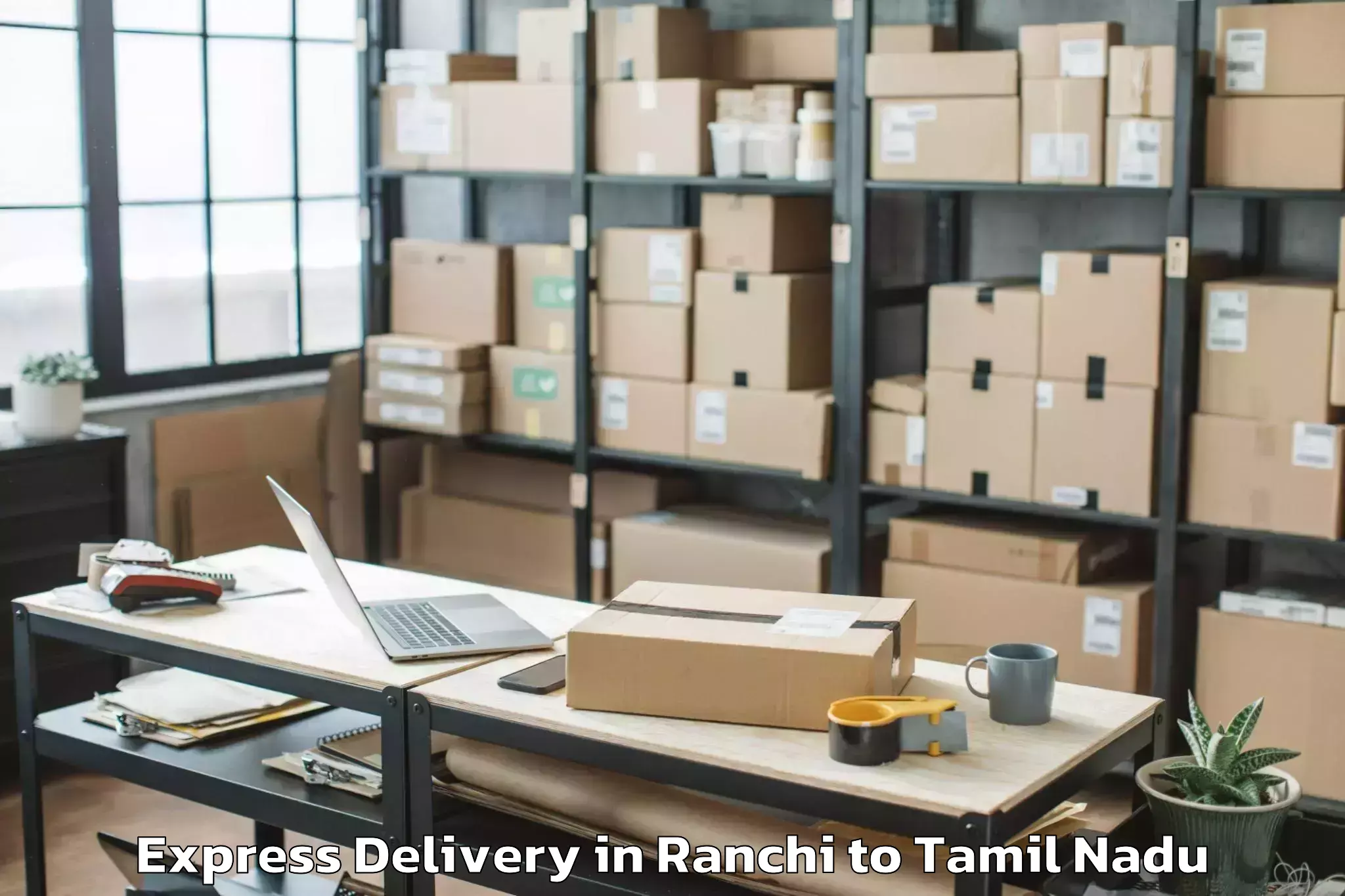 Book Ranchi to Vasudevanallur Express Delivery Online